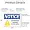 Signmission Radiation & Laser Sign, 18 in H x 24 in W, Aluminum, Rectangle OS-2PACK-NS-A-1824-L-15956 - alternate 6